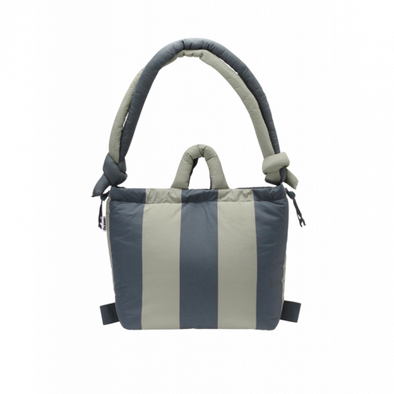 OLEND Bolsos Bolso Mochila ölend Ona Soft Bag Coal Sage Stripe