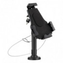 Soporte Sobremesa TOOQ Antirrobo Ajustable para Tablet 7.9"-10.5" Black