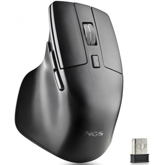 RATON NGS HIT-RB ERGONOMICO RECARGABLE BT WIRELESS