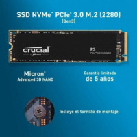 DISCO DURO SSD CRUCIAL P3 2TB M2 NVME PCIE M.2 228