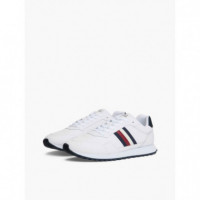 Zapatillas con Suela Dentada y Piel de TOMMY HILFIGER