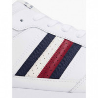 Zapatillas con Suela Dentada y Piel de TOMMY HILFIGER