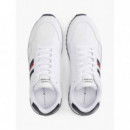 Zapatillas con Suela Dentada y Piel de TOMMY HILFIGER
