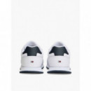 Zapatillas con Suela Dentada y Piel de TOMMY HILFIGER