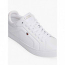 Zapatillas de Tenis en Piel de TOMMY HILFIGER