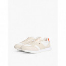 Zapatillas de ante con Monograma Th de TOMMY HILFIGER