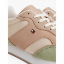 Zapatillas de ante con Monograma Th de TOMMY HILFIGER