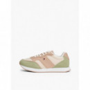 Zapatillas de ante con Monograma Th de TOMMY HILFIGER