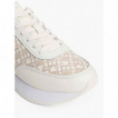 Zapatillas de Piel con Monograma Th de TOMMY HILFIGER