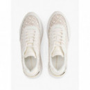 Zapatillas de Piel con Monograma Th de TOMMY HILFIGER