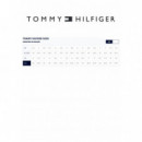Zapatillas de Piel con Monograma Th de TOMMY HILFIGER