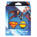 Set 4 pins Superman DC Comics