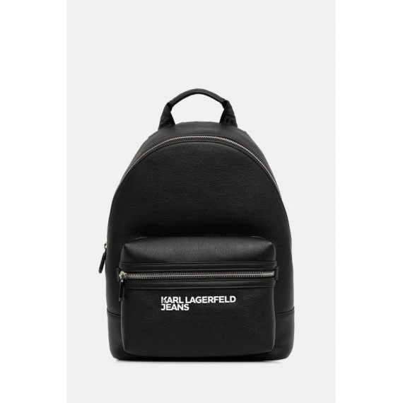 Klj Essential Grainy Pu Backpack Black  KARL LAGERFELD
