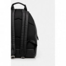 Klj Essential Grainy Pu Backpack Black  KARL LAGERFELD