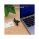 TOOQ Lector de Tarjetas Inteligentes Dni USB C Negro TQR-3011B