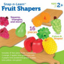 Frutas y Formas de Snap-n-learn, Juguete Motricidad Fina  LEARNING RESOURCES
