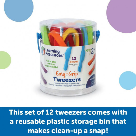 Pinzas de Agarre Facil Motricidad Fina  LEARNING RESOURCES