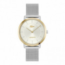 Reloj Crocorigin Plateado  LACOSTE