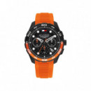 Reloj Th Regatta C/silicona Naranja  TOMMY HILFIGER