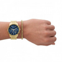 Set Reloj+pulsera Dorado  ARMANI EXCHANGE - Guanxe Atlantic Marketplace