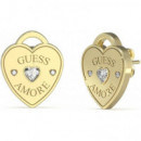 Pendientes GUESS Amore Dorado