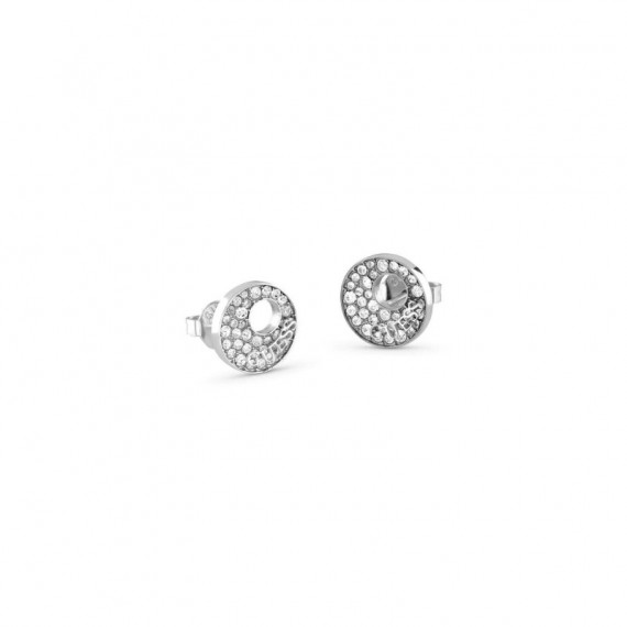 Pendientes Blooming Summer Plateado  GUESS