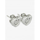 Pendientes L.o.v.e. Plateado  GUESS
