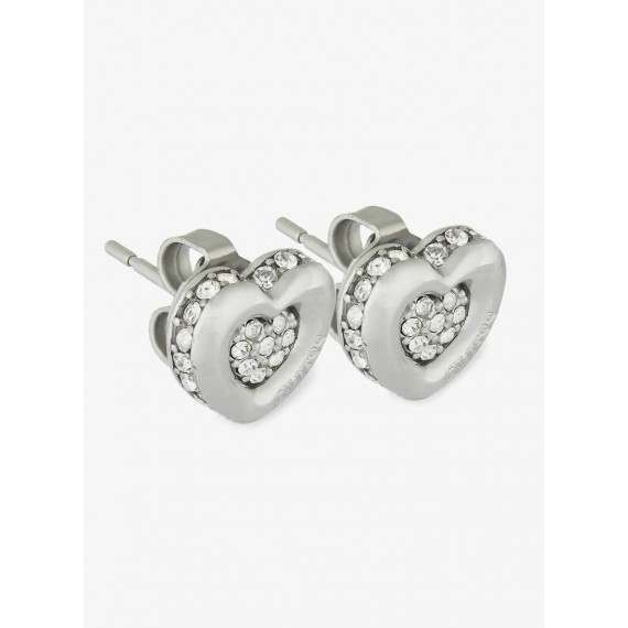 Pendientes L.o.v.e. Plateado  GUESS
