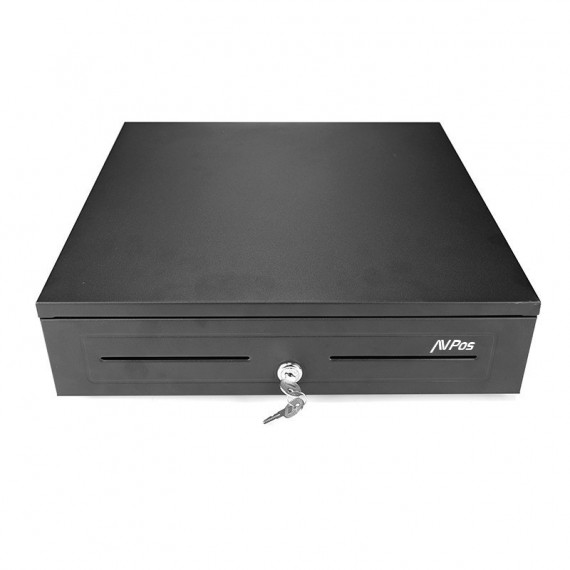 Cajon Portamonedas AVPOS U285 41CM Acero Alta Resistencia Bandeja Extraible