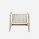 Conjunto de Jardín Moorea- 5 Plazas- Madera Acacia Fsc- Beach Look- Arena Negra®- Interior y Exterior  ARENA NEGRA