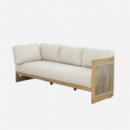 Conjunto de Jardín Tay- 6 Plazas- Madera Acacia Fsc- Efecto Teca Rosa- Modular- Arena Negra®- Interior y Exterior  ARENA NEGRA