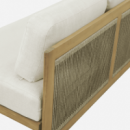 Conjunto de Jardín Tay- 6 Plazas- Madera Acacia Fsc- Efecto Teca Rosa- Modular- Arena Negra®- Interior y Exterior  ARENA NEGRA