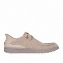 SKECHERS Mocasines Melson Taupe 210959-TPE