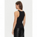 Camisetas sin Manga New Sl Round Nk Guendalina Top  GUESS