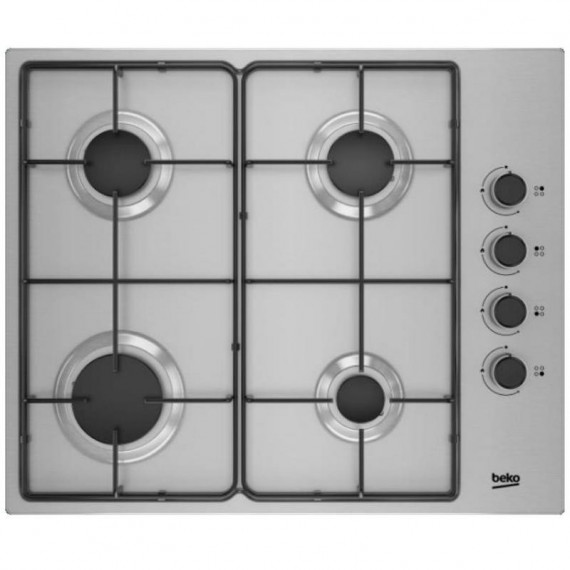 BEKO HIGG64103SX Placa de Gas Butano Independiente