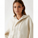 Peony Aop Full Zip Jacket Peony Xs-a Whi  GUESS