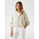 Peony Aop Full Zip Jacket Peony Xs-a Whi  GUESS