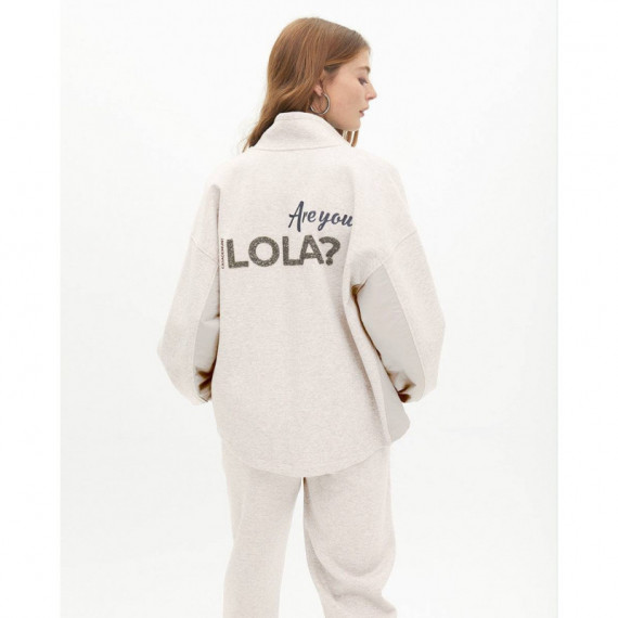 Sudadera Detalle Lateral Piedra  LOLA CASADEMUNT