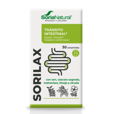 Sorilax 30 Comprimidos Transito Intestinal  SORIA NATURAL