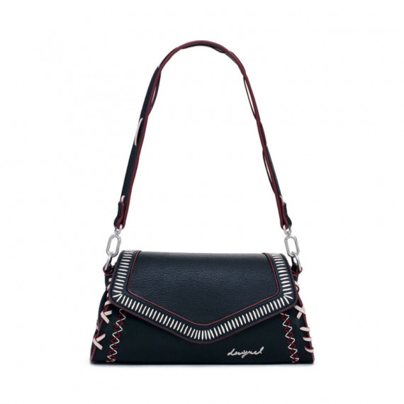 Bolso Efecto Piel Costuras Mediano  DESIGUAL