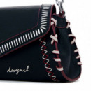 Bolso Efecto Piel Costuras Mediano  DESIGUAL