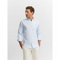 Camisa Sport Oxford Celeste  SILBON