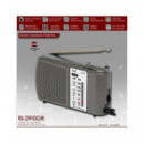 SAMI RS-2910GR Radio Am-fm,entrada Auricular, Pilas Gris