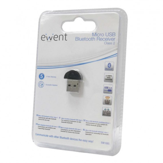 EWENT EW1085 Adaptador BLUETOOTH USB 4.0