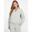 Sudadera con Cremallera Completa y Logotipo de GUESS