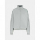 Sudadera con Cremallera Completa y Logotipo de GUESS