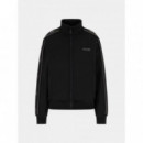 Sudadera con Cremallera Completa y Logotipo de GUESS