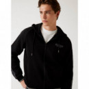 Sudadera con Cremallera Completa y Capucha de GUESS