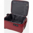 Norom Zip Arnd Trave Rust Red  GUESS