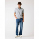 Ss G Jacquard Polo 4G Allover Melange  GUESS